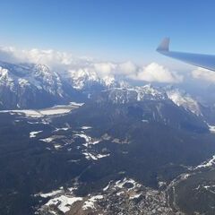 Flugwegposition um 14:44:45: Aufgenommen in der Nähe von Gemeinde Reith bei Seefeld, Österreich in 2778 Meter